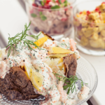 Bakad potatis med tre röror